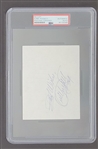 Kirby Puckett Autographed Receipt PSA Slabbed