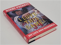 Kirby Puckett Autographed I Love This Game! Book JSA