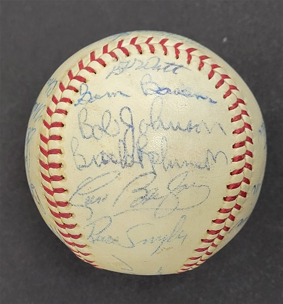 1966 Baltimore Orioles World Series Champions Team Signed OAL Baseball w/ JSA LOA