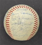 1966 Baltimore Orioles World Series Champions Team Signed OAL Baseball w/ JSA LOA