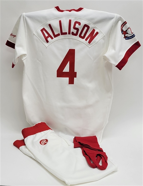 Bob Allison Game Used Cracker Jack Old Timers Full Uniform