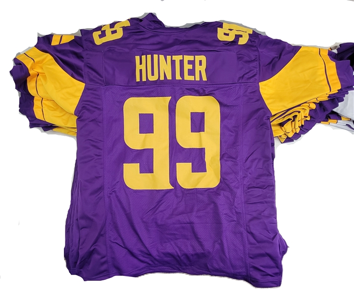 Lot of Over 50 Danielle Hunter Unsigned Custom Jerseys