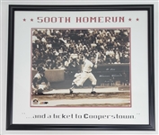 Harmon Killebrew Autographed & Inscribed Framed 500th Homerun 16x20 Photo