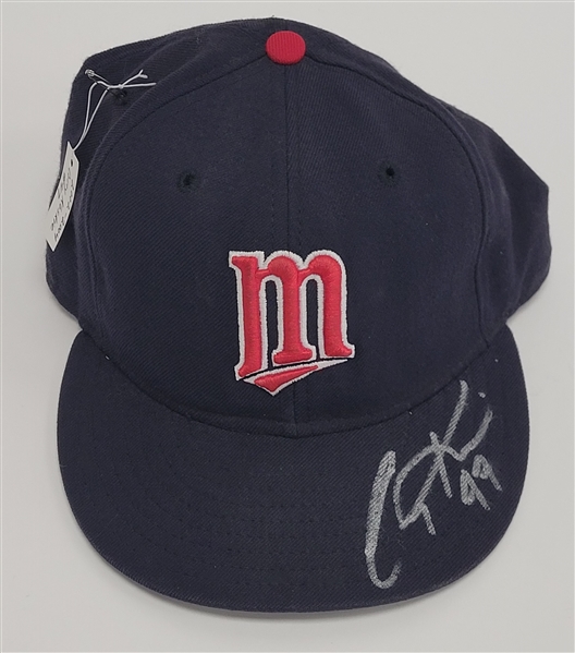 Corey Koskie c. 2002-04 Minnesota Twins Game Used & Autographed Hat