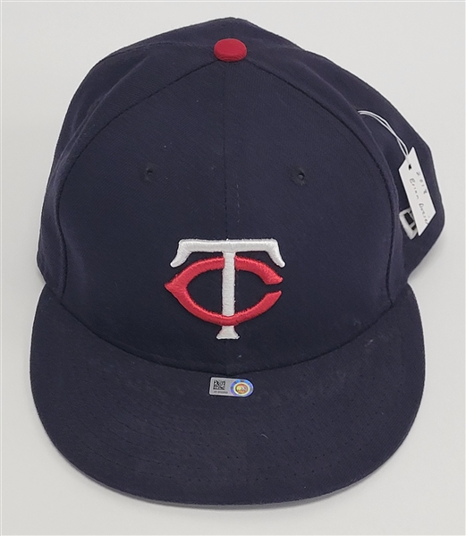 Brian Dozier 2018 Minnesota Twins Game Used Hat MLB