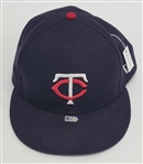 Brian Dozier 2018 Minnesota Twins Game Used Hat MLB