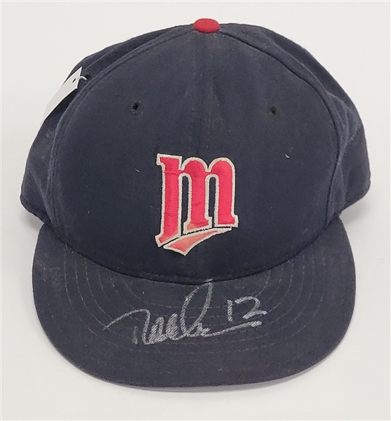 Todd Walker 1997 Minnesota Twins Game Used & Autographed Rookie Hat