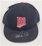 Todd Walker 1997 Minnesota Twins Game Used & Autographed Rookie Hat