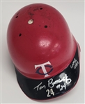 Tom Brunansky Minnesota Twins Game Used & Autographed Batting Helmet