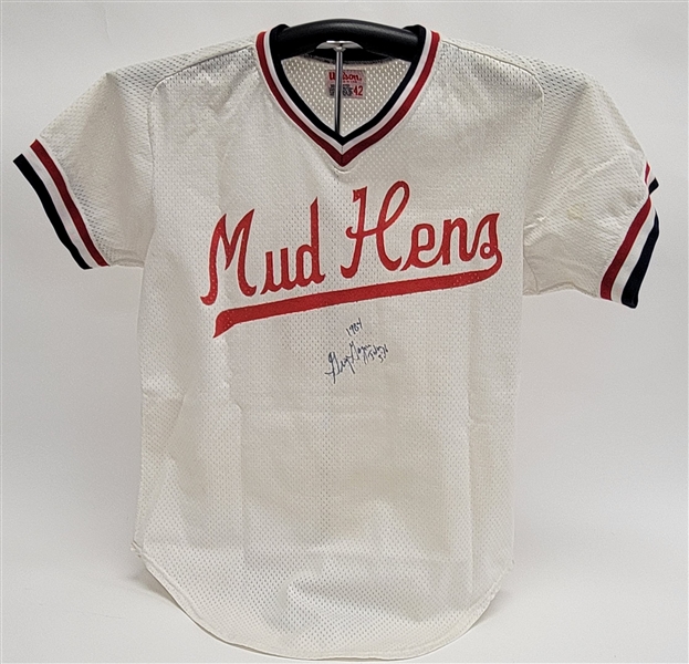 Greg Gagne 1984 Toledo Mud Hens Game Used & Autographed Jersey