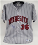 Terry Steinbach 1997 Minnesota Twins Game Used & Autographed Jersey w/ Dave Miedema LOA