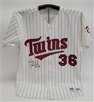 Terry Steinbach 1999 Minnesota Twins Game Used & Autographed Jersey