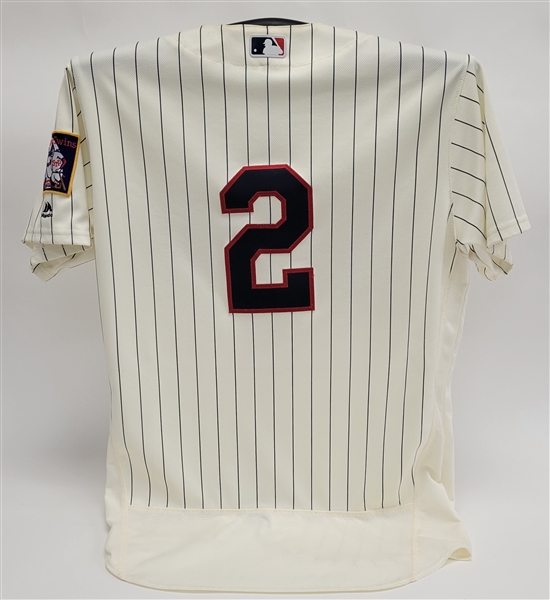 Brian Dozier 2017 Minnesota Twins Game Used Jersey MLB & Photomatched to 5/31/17 HR Game