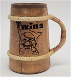 Vintage Wooden Minnesota Twins Mug