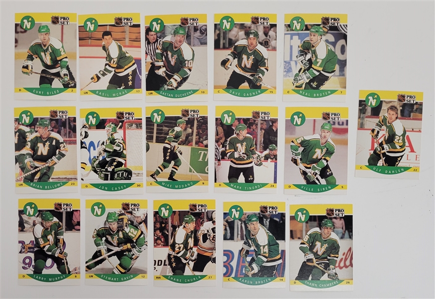 1991 Minnesota North Stars Pro Set Team Card Set