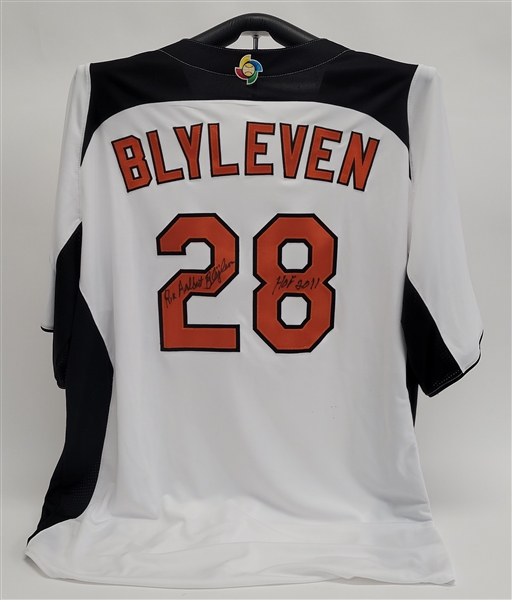 Bert Blyleven Team Netherlands World Baseball Classic Game Used & Autographed Coaches Jersey MLB