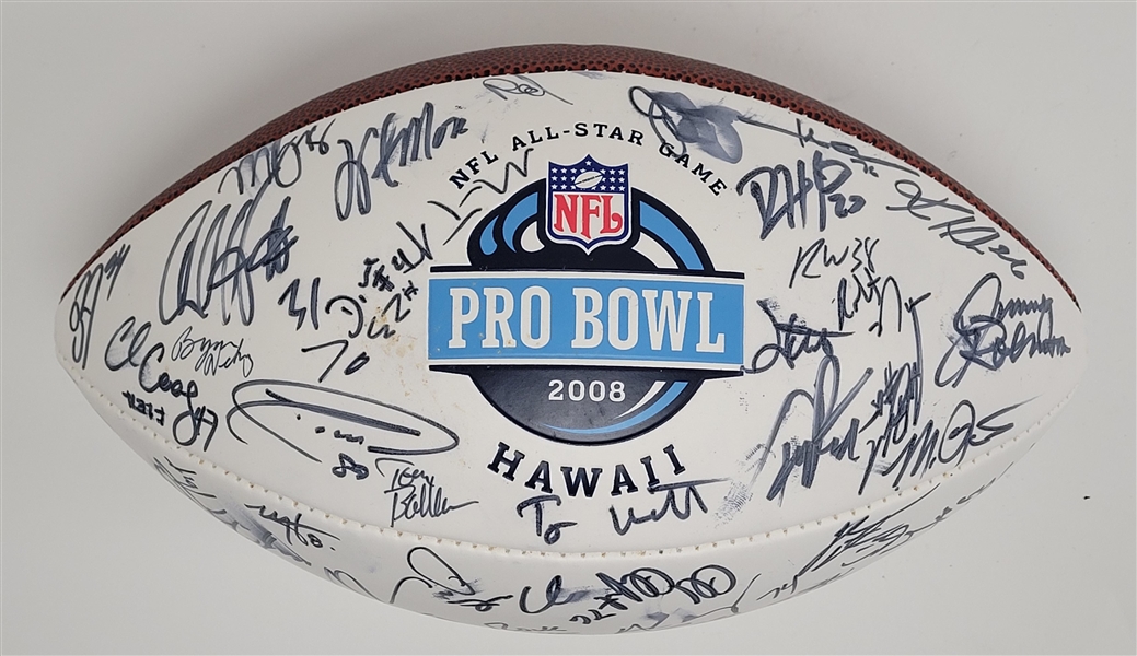 2008 NFL Pro Bowl Autographed Football