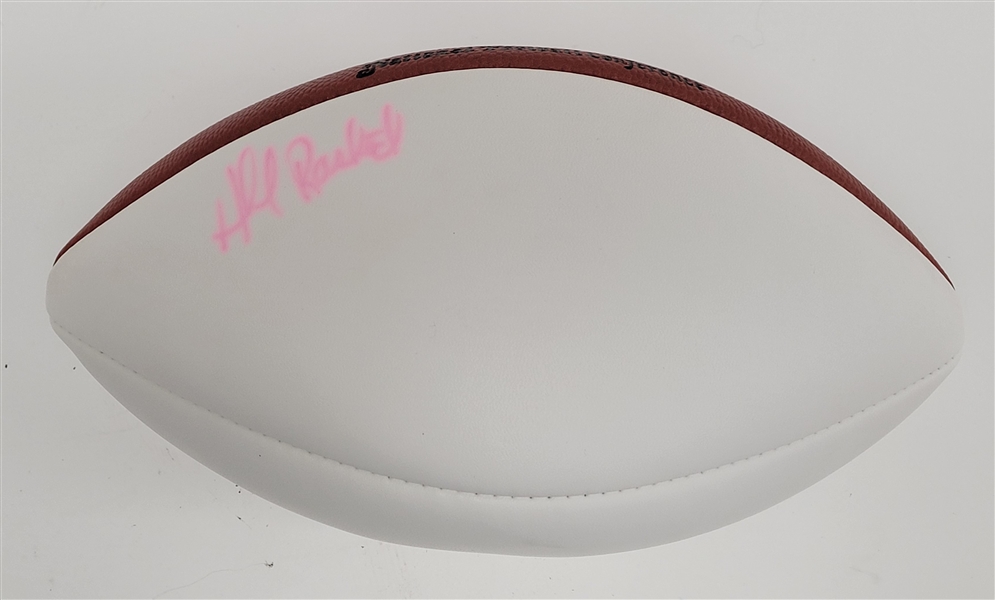 Ahmad Rashad Autographed Football