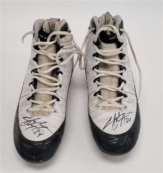 Charles Woodson Oakland Raiders Game Used & Autographed Cleats