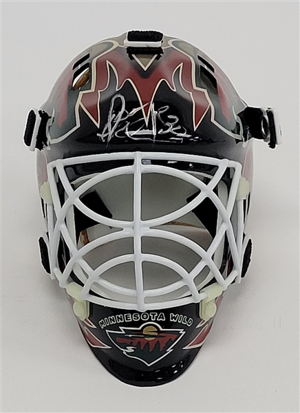 Dwayne Roloson Autographed Minnesota Wild Mini Goalie Mask Helmet