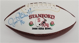 Jim Plunkett Autographed 2000 Stanford Rose Bowl Mini Football