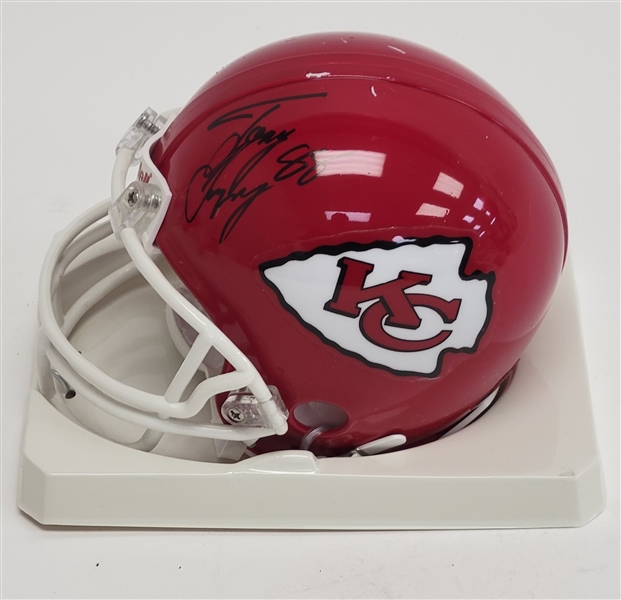 Tony Gonzalez Autographed Kansas City Chiefs Mini Helmet