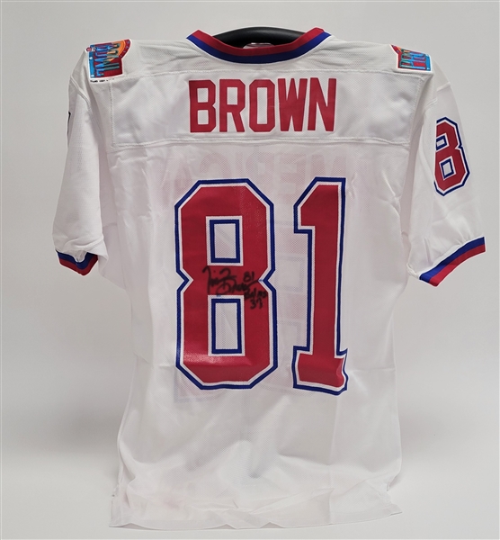 Tim Brown Autographed 1992 Pro Bowl Game Used Jersey