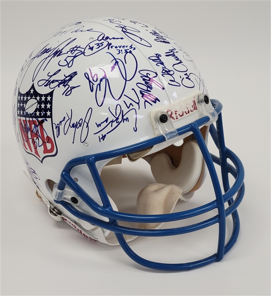 1999 NFC Pro Bowl Team Signed Full Size Authentic Helmet w/ Reggie White