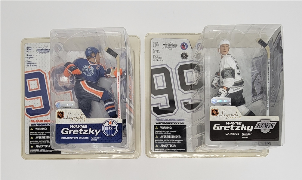 Lot of 2 Wayne Gretzky McFarlane Figurines