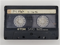 Unperforated McFlash 11-16-90 Cassette Demo w/ Letter of Provenance