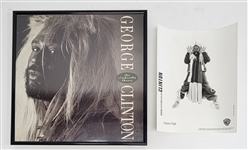 George Clinton "The Cinderella Theory" Framed Album w/ Photo & Letter of Provenance