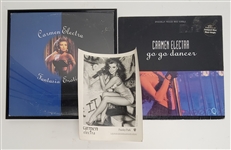 Lot of 2 Carmen Electra Albums w/ Photo & Letter of Provenance