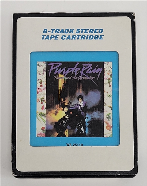 Prince "Purple Rain" 8-Track w/ Letter of Provenance