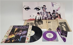 Prince "Purple Rain" Album w/ Poster, .45, & VIP Badge w/ Letter of Provenance