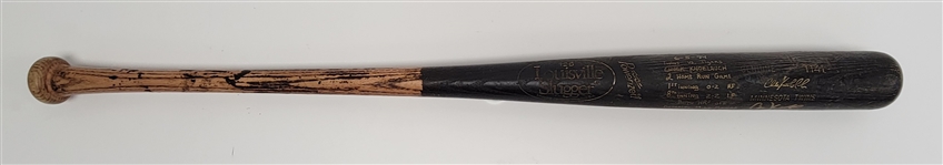 Chuck Knoblauch 6/5/94 Minnesota Twins Game Used & Autographed 2 HR Game Bat w/ Letter of Provenance