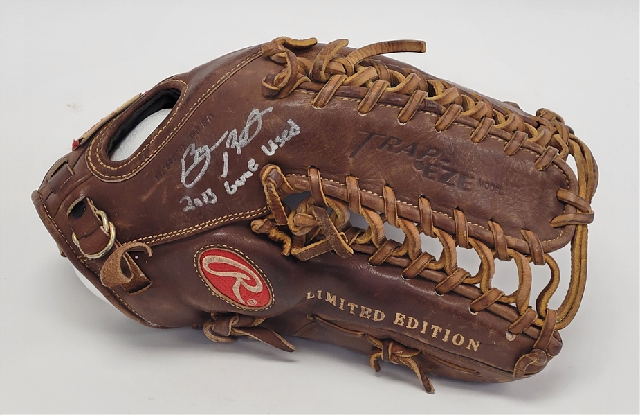 Byron Buxton 2013 Futures Game Used & Autographed Fielding Glove PSA/DNA