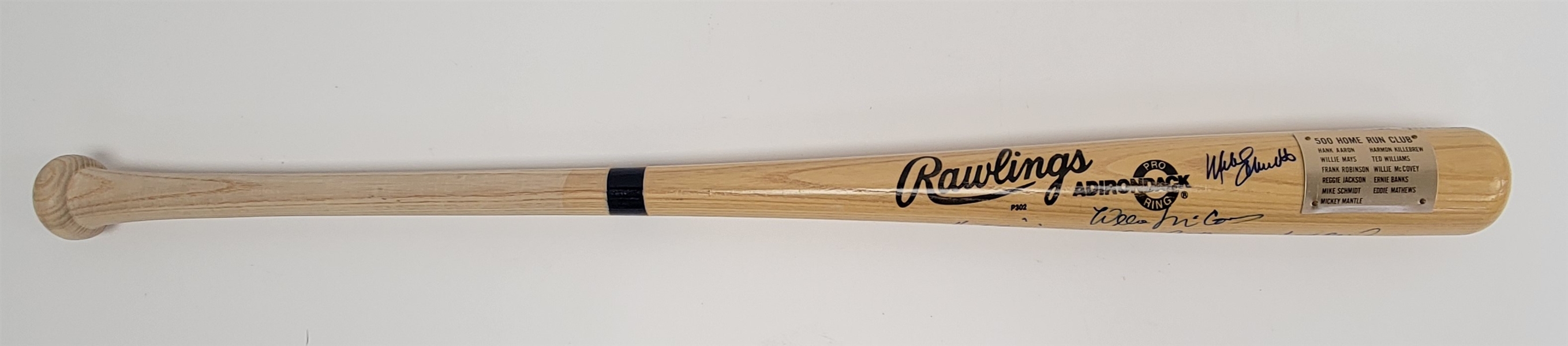 500 HR Club Multi-Signed Rawlings Bat w/ Mantle Inscribed & Williams Beckett & PSA/DNA LOAs