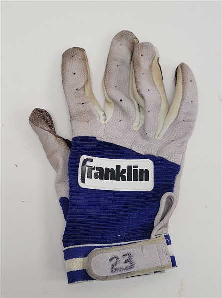 Ryne Sandberg Chicago Cubs Game Used Batting Glove