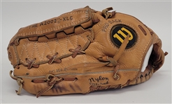 Jerry Augustine 1977 Milwaukee Brewers Game Used & Autographed Fielding Glove