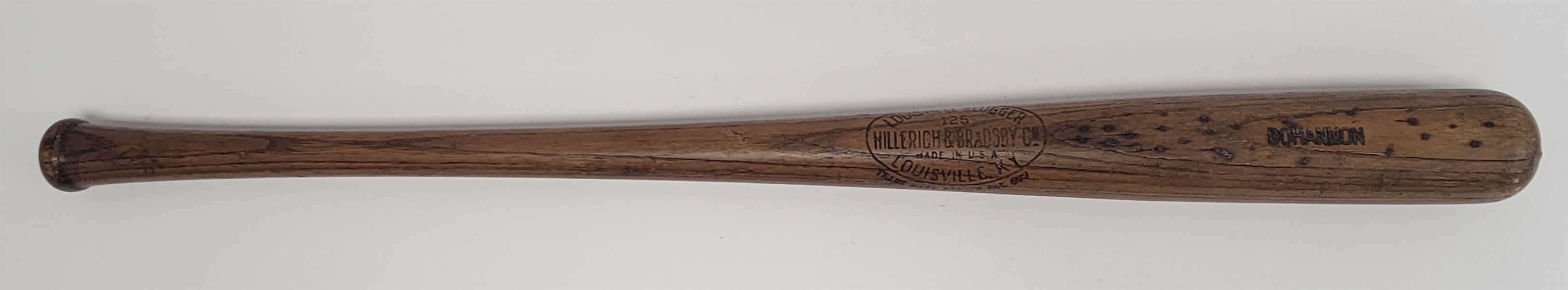 Bohannon c. 1930s Game Used Bat