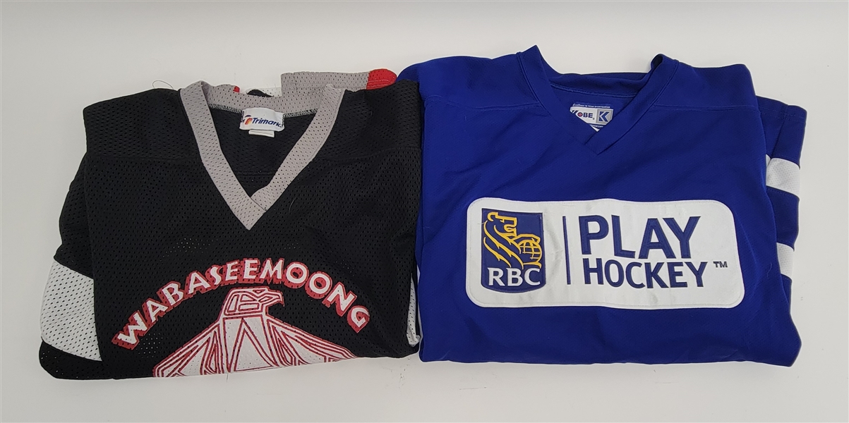 Lot of 2 Vintage Hockey Jerseys