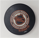 Patrice Tardif Autographed Los Angeles Kings Hockey Puck w/ Kings LOA