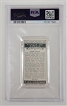 Jesse Owens 1939 WA & AC Churchman #45 Kings of Speed Card PSA 8