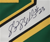 Lot of 2 Dino Ciccarelli & Brian Bellows Autographed Custom Jerseys Beckett