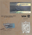 Tom Brady Autographed & Inscribed Super Bowl LV Commemorative Ticket Beckett Slabbed