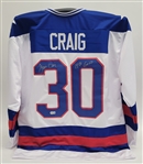 Jim Craig Autographed & Inscribed Custom Jersey Beckett