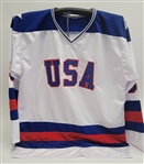 Jim Craig Autographed & Inscribed Custom Jersey Beckett