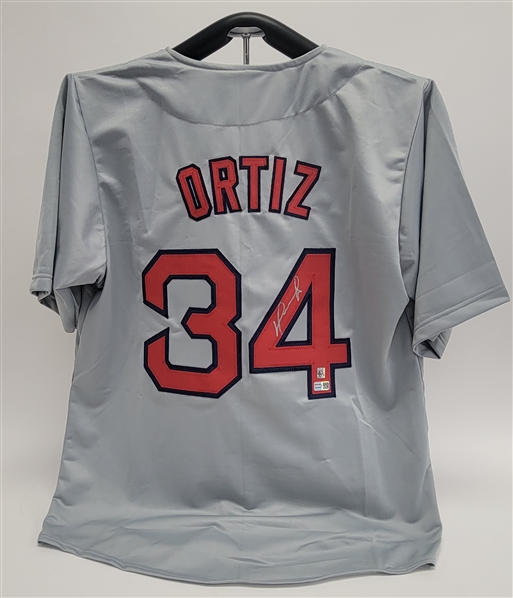 David Ortiz Autographed Custom Jersey TriStar