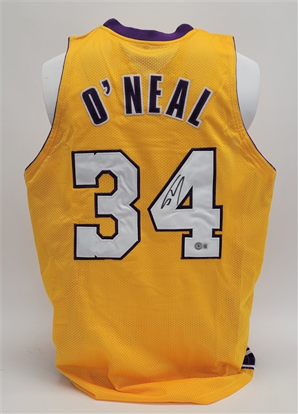 Shaquille ONeal Autographed Custom Jersey Beckett