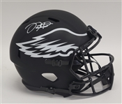 Jalen Hurts Autographed Philadelphia Eagles Full Size Eclipse Replica Helmet Beckett